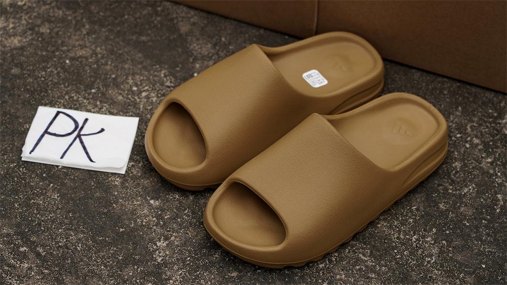 PK GOD adidas Yeezy Slide Ochre RETAIL MATERIALS READY TO SHIP